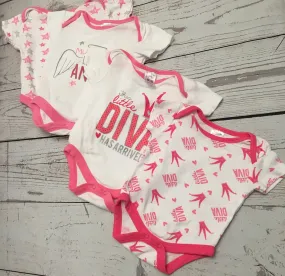 0-3 Months x4 Little Diva Vests