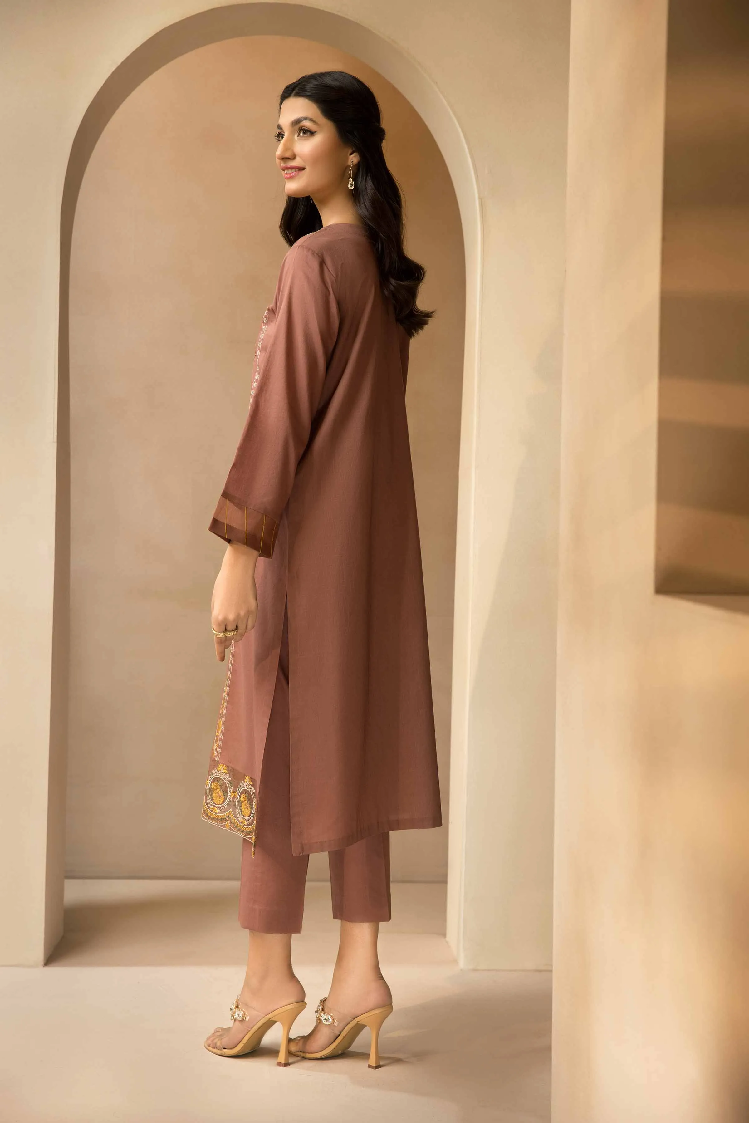2 Piece - Dyed Embroidered Suit - 42301016