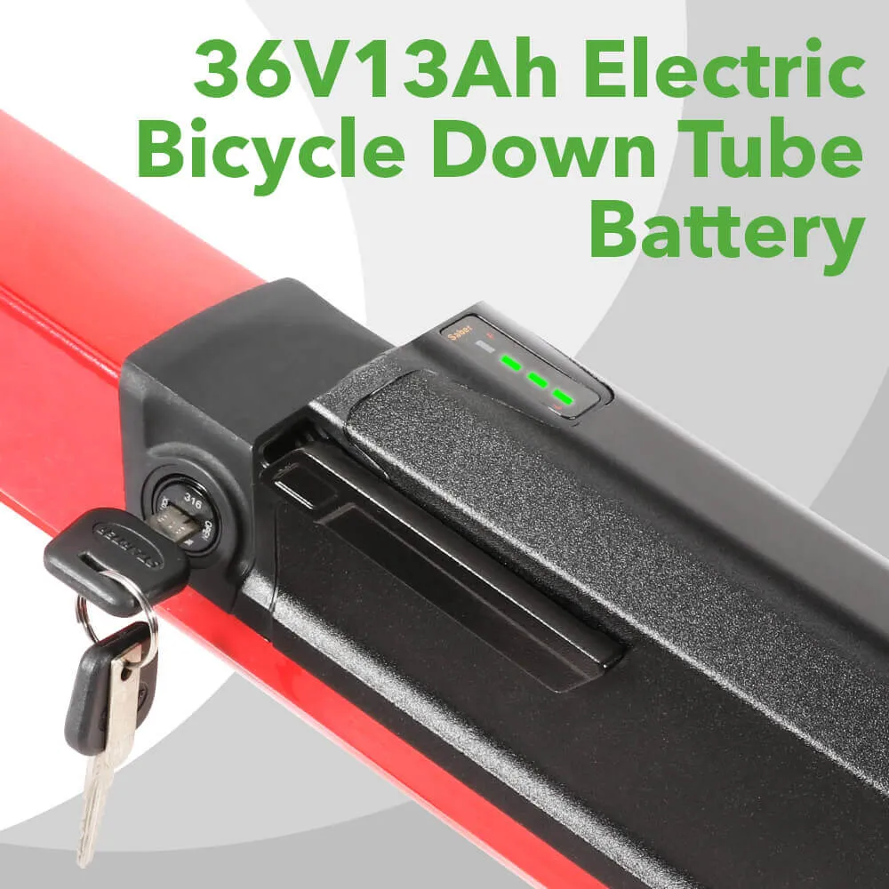 36V 13Ah Lithium-ion E-Bike Battery Electric Bicycle for NCM Pedelec without Holder and Discharge Cable