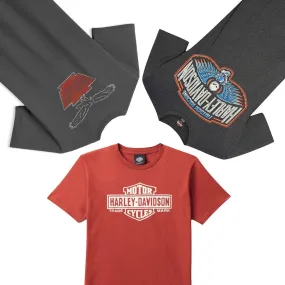 50x HARLEY DAVIDSON T-SHIRTS [GRADE A]