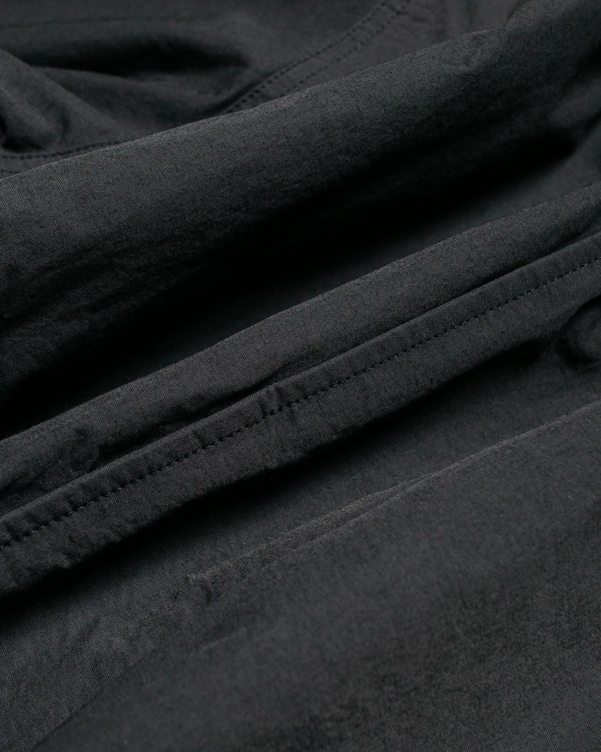Amomento Padded Cotton Nylon Jumper Black
