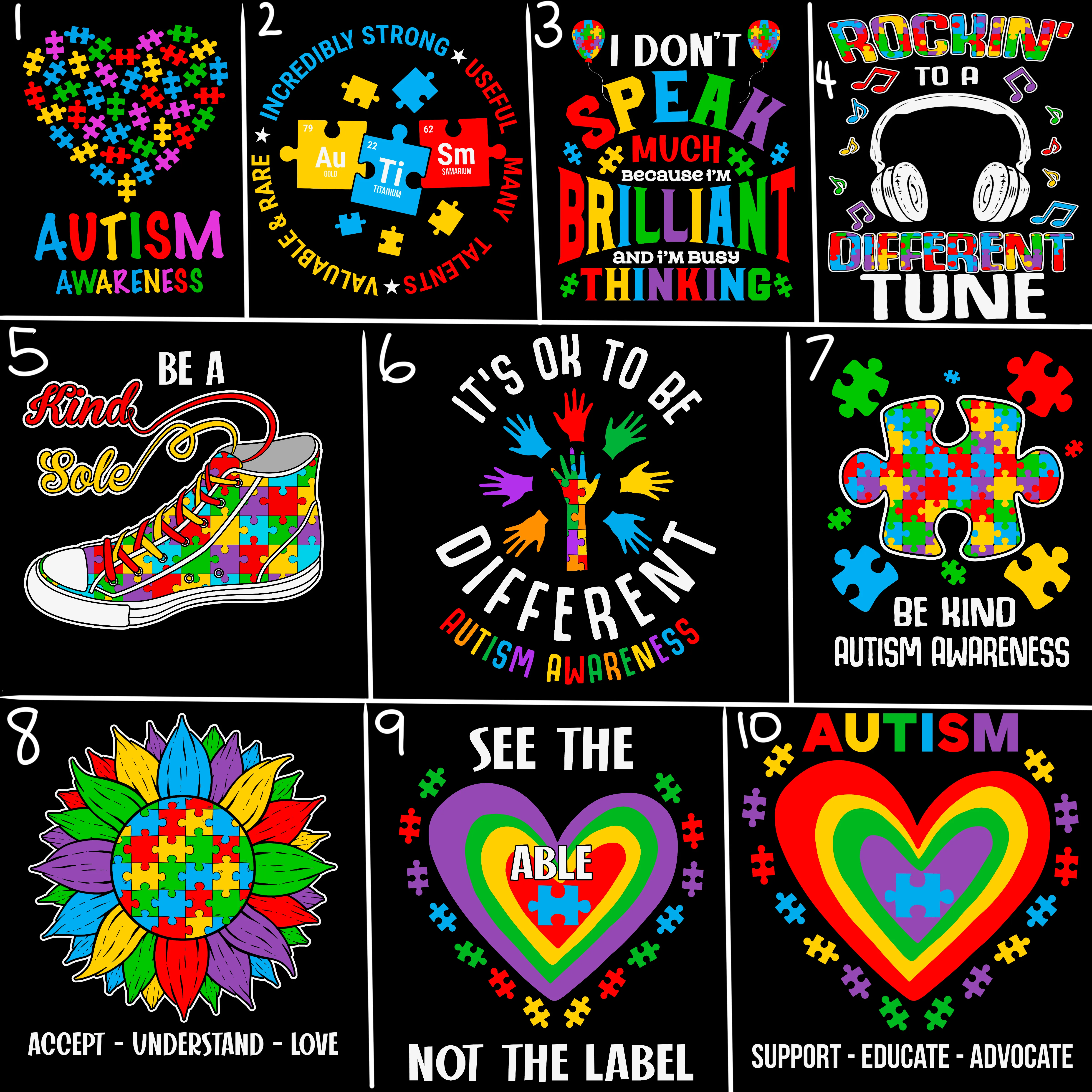 Autism Awareness shirts v1