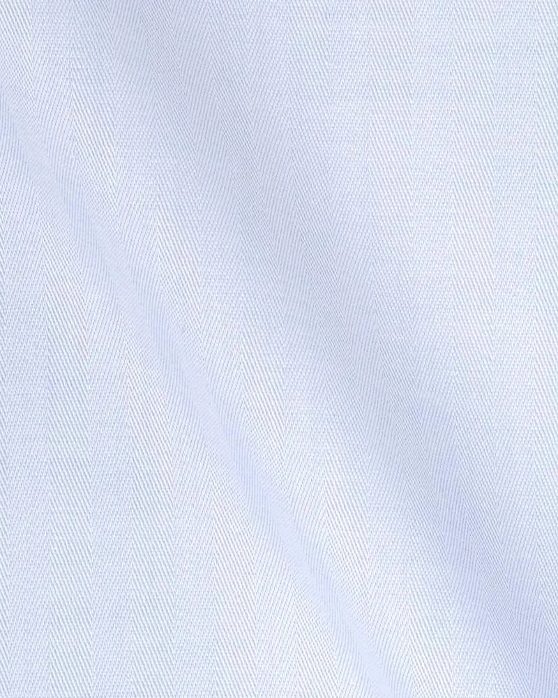 Canclini Alton Plus Blue Herringbone Shirt 3245.w094.0015.fan