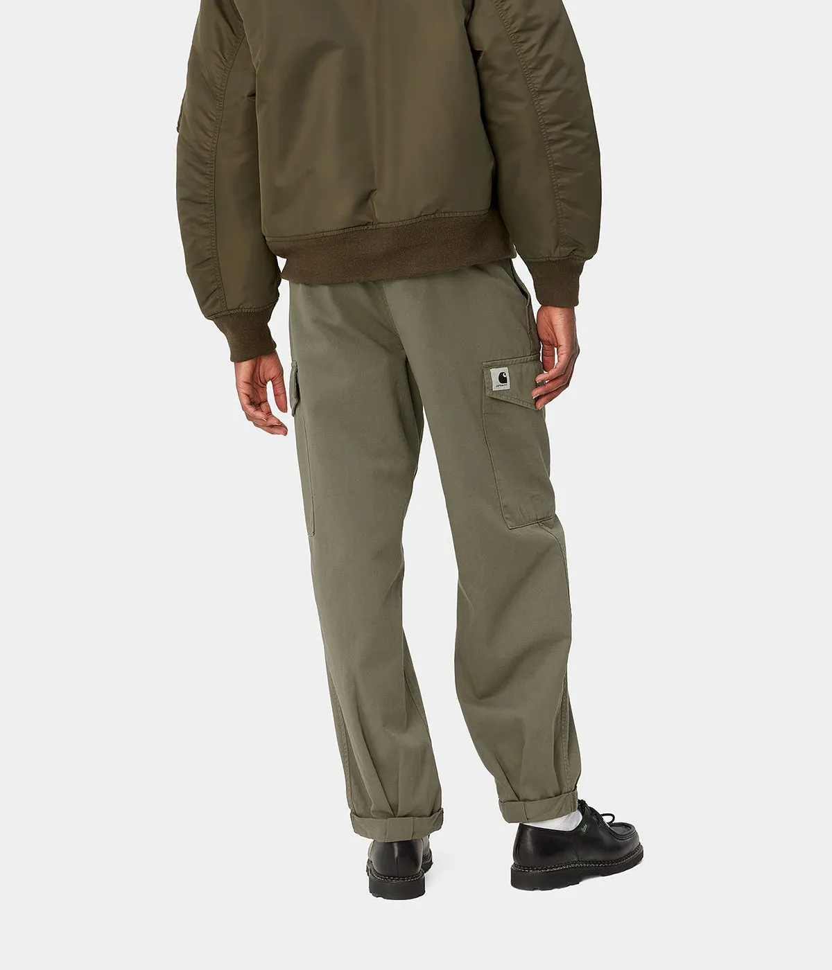 CARHARTT WIP WOMEN COLLINS PANT I029789 DOLLAR GREEN