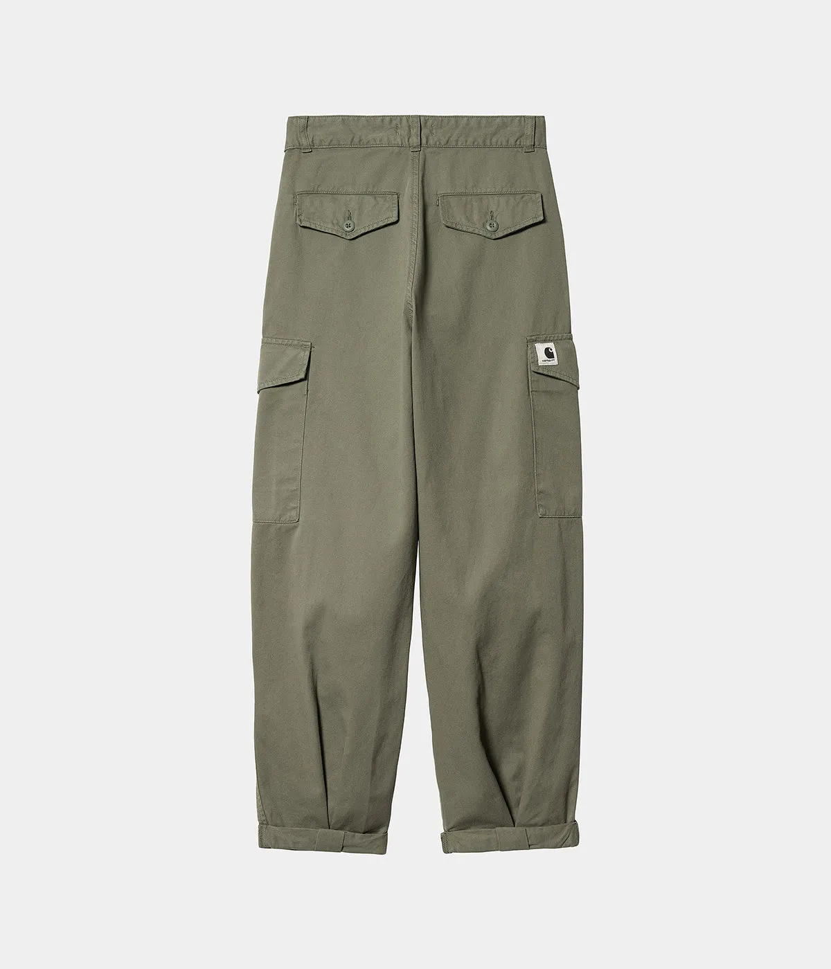 CARHARTT WIP WOMEN COLLINS PANT I029789 DOLLAR GREEN