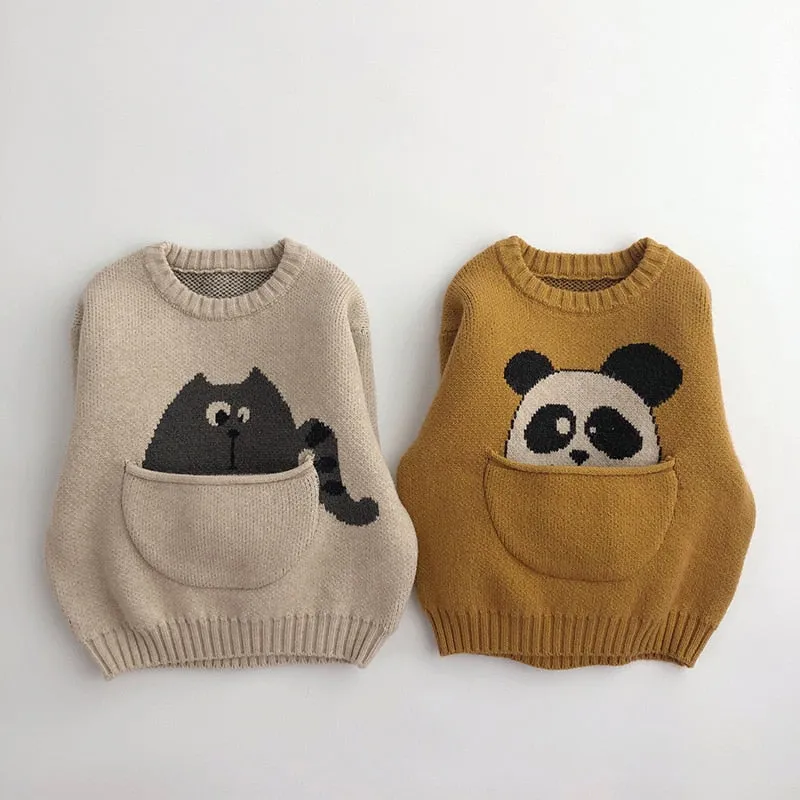 Cute Cartoon Kids Sweater