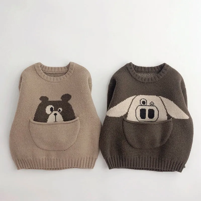 Cute Cartoon Kids Sweater