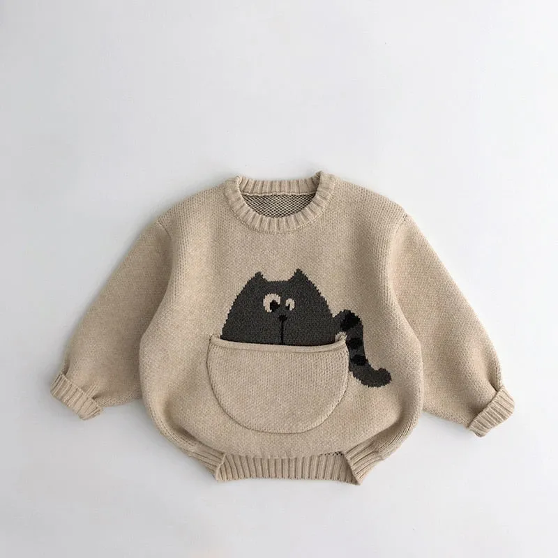 Cute Cartoon Kids Sweater