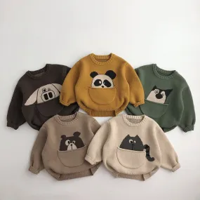 Cute Cartoon Kids Sweater