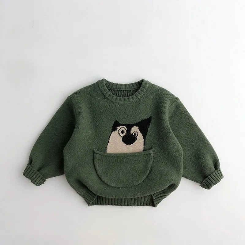 Cute Cartoon Kids Sweater