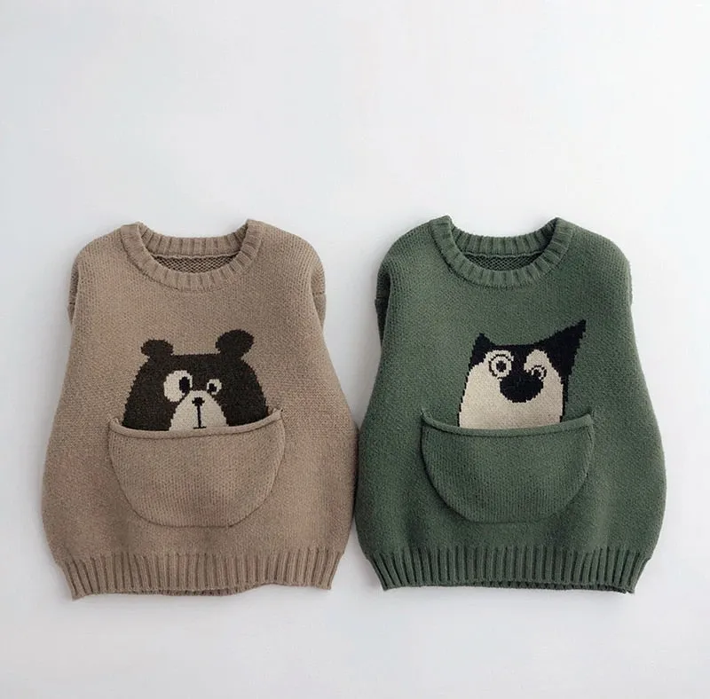 Cute Cartoon Kids Sweater