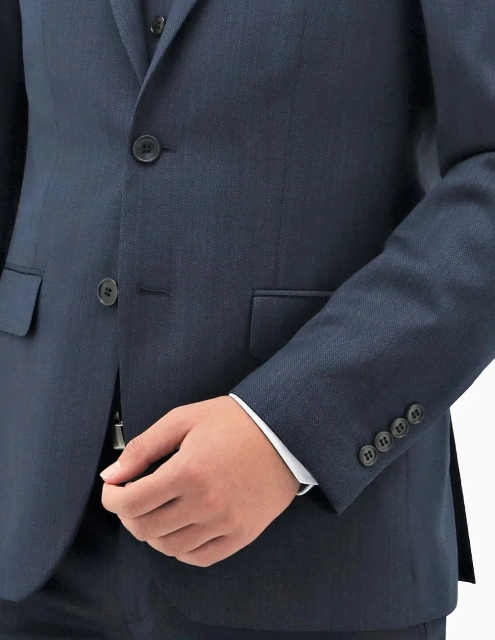 Daniel Hechter Michel Blue Wool Suit