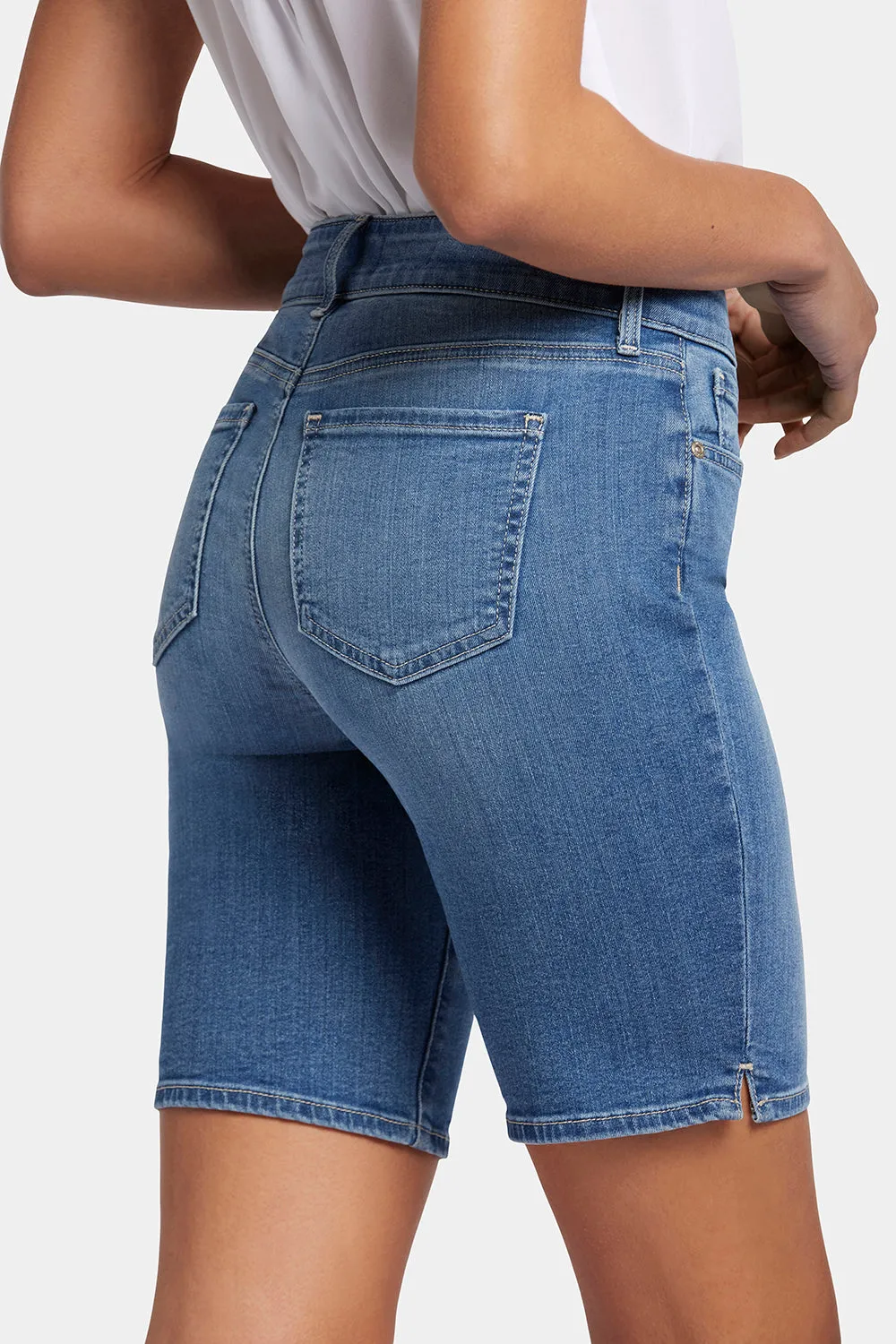 Ella Denim Shorts In Petite - Fairmont