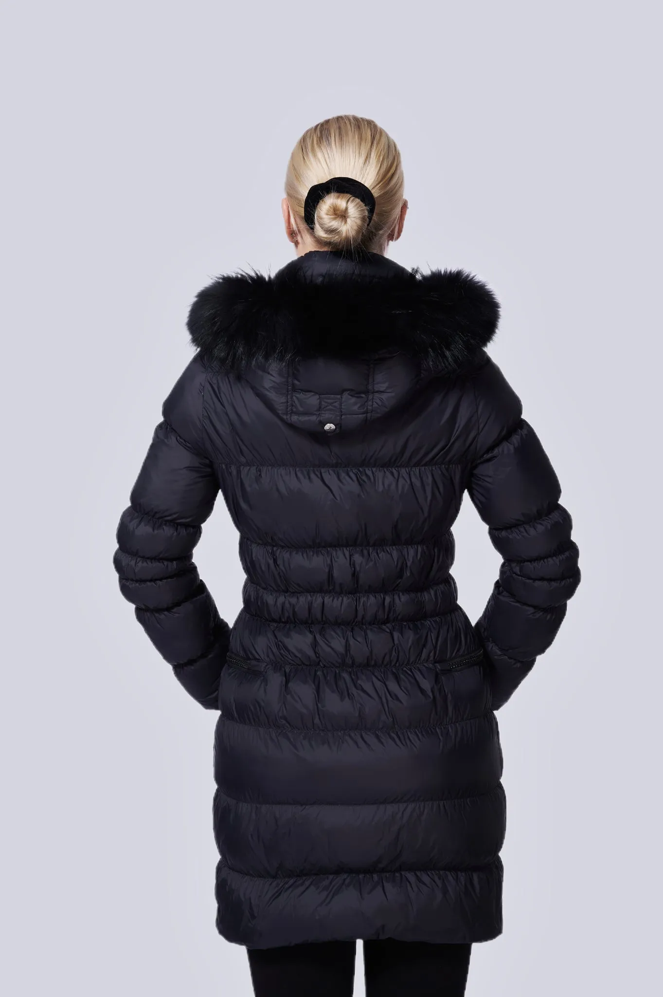 Frost Long Down Jacket | Black