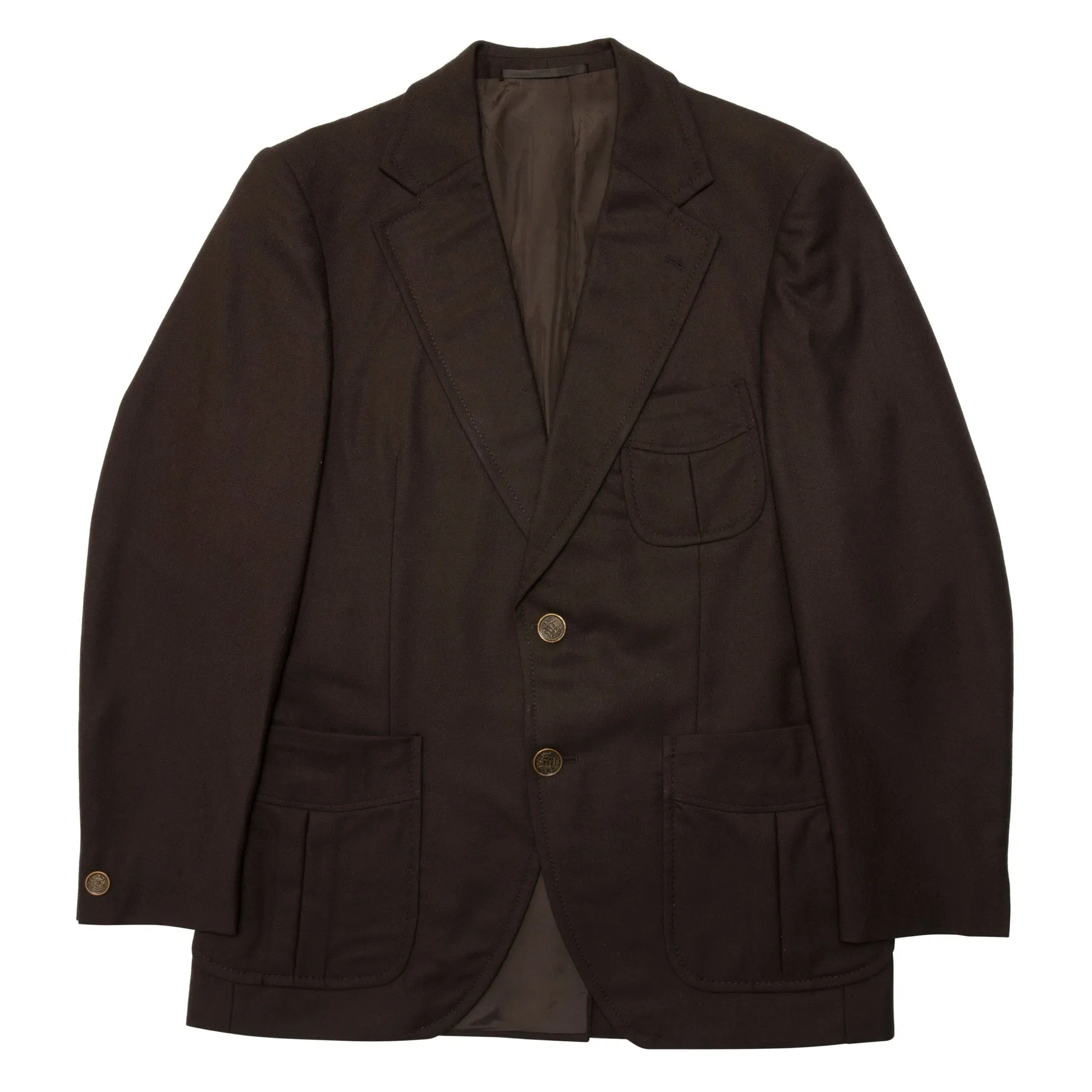 Garriga Worsted Wool Twill Weave Shooting Jacket