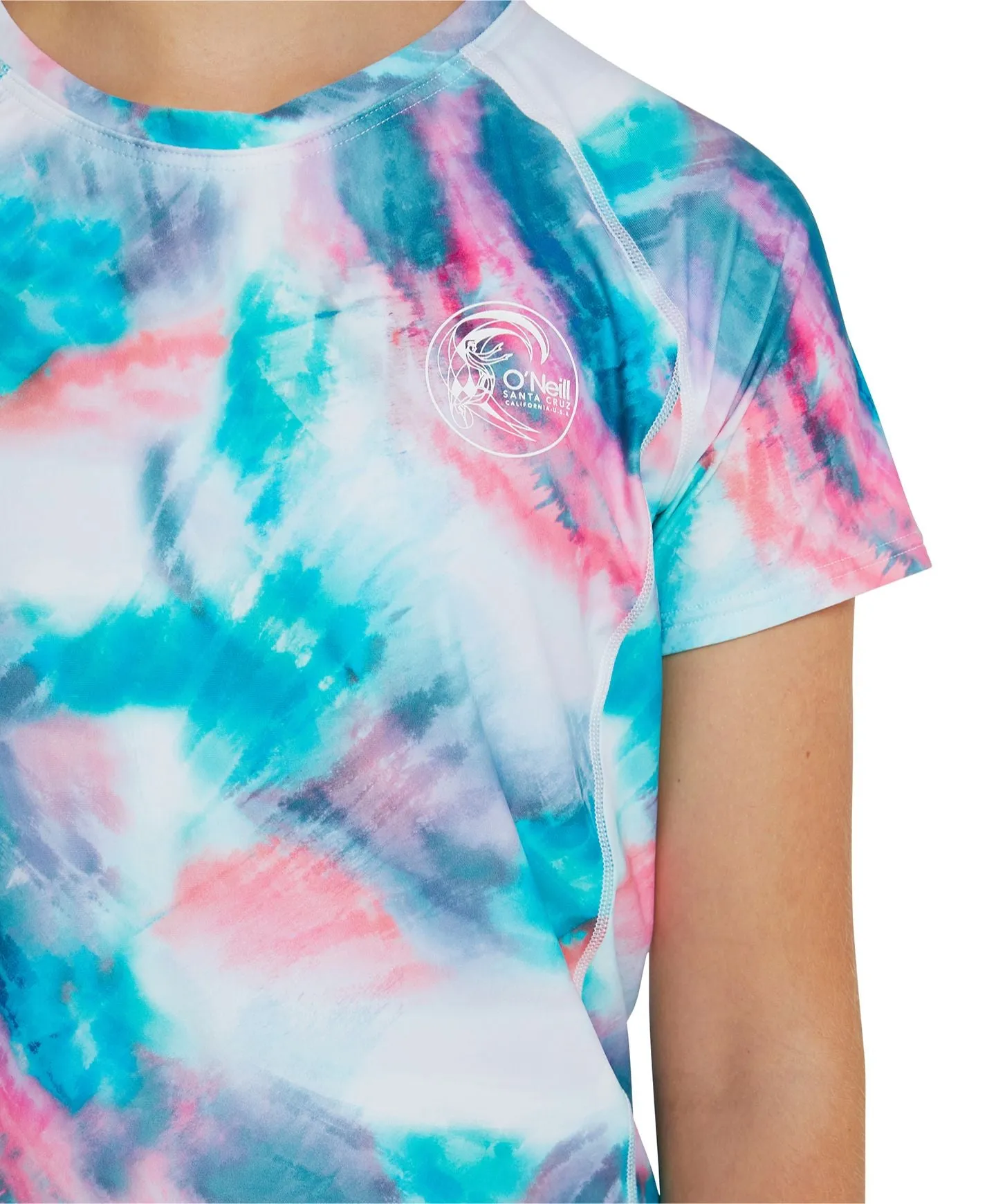 Girl's Bahia Uv Long Sleeve Rash Tee - Wavedye