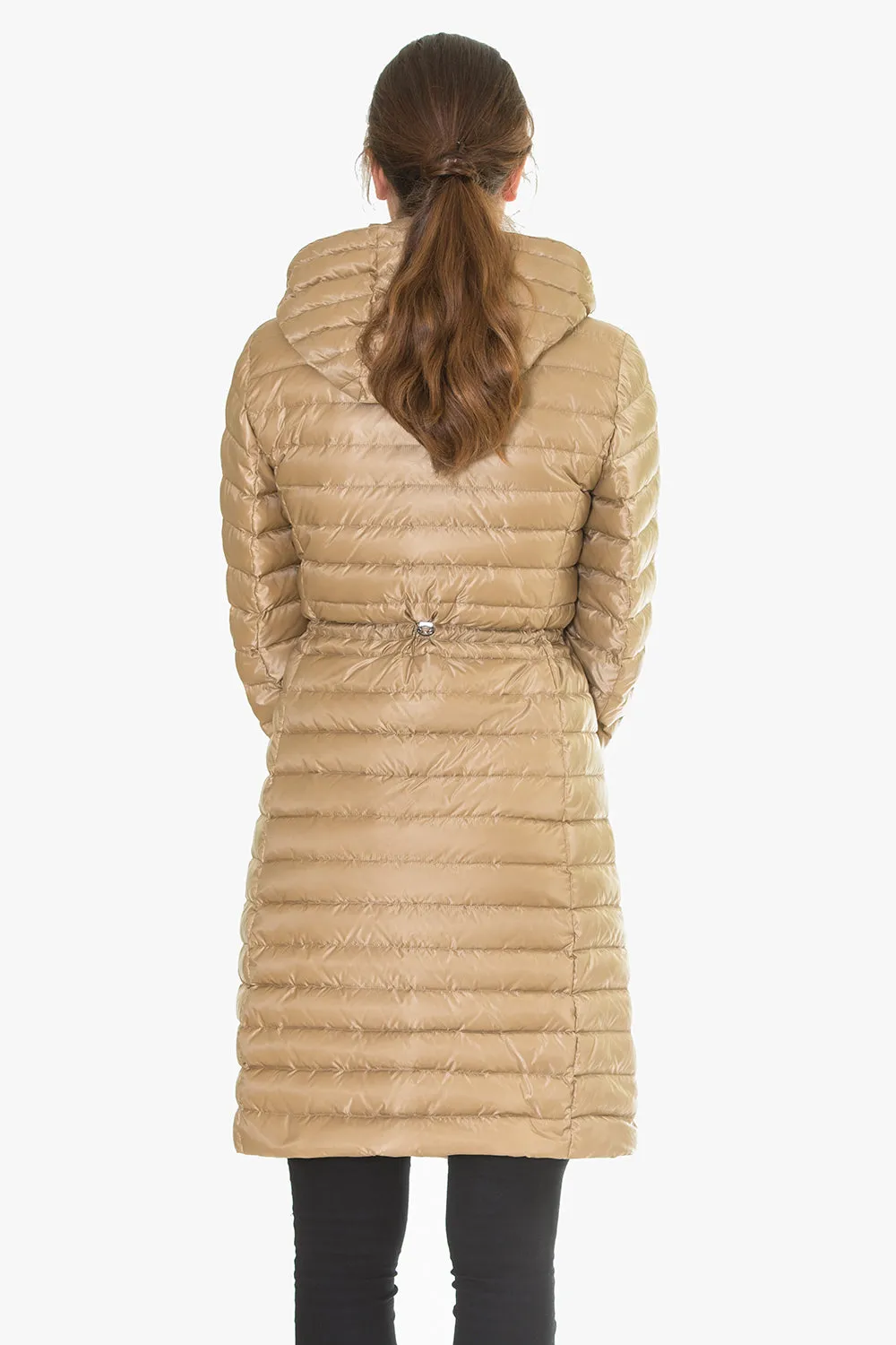 Hooded Quilted Shell Down Jacket
