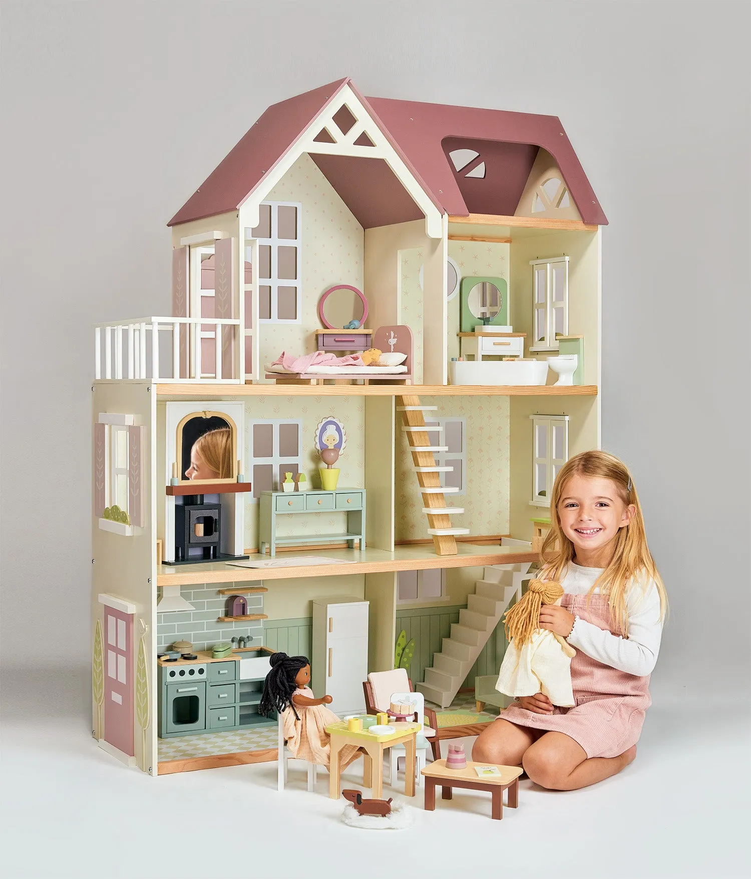 Lola Wooden Doll