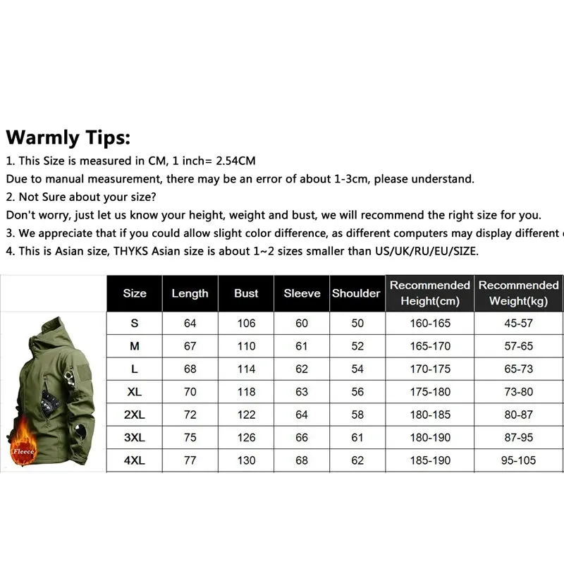 Military Outdoor Jackets Men
