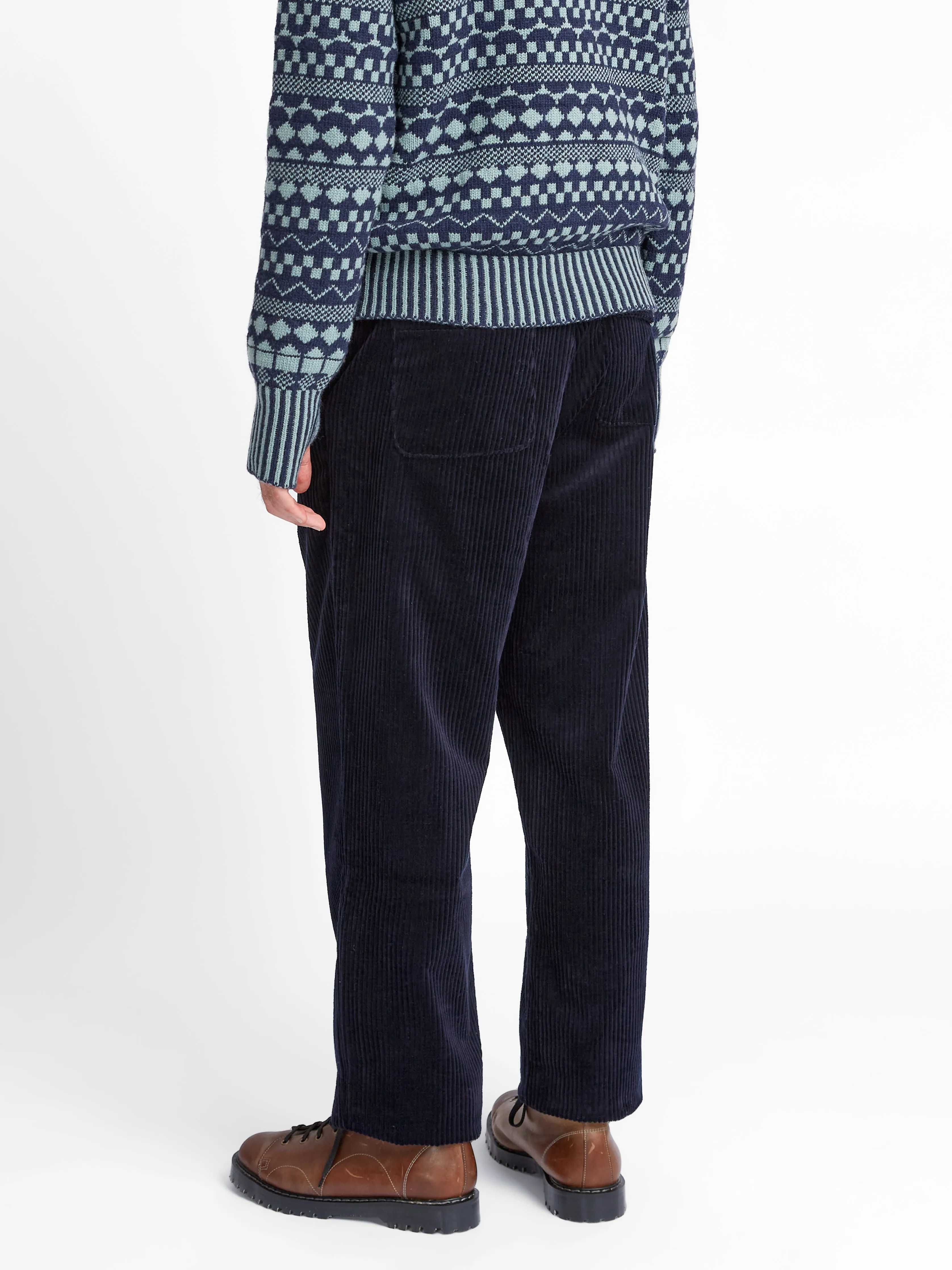 Morton Trousers Melrose Cord Navy