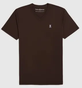 Psycho Bunny Classic V Neck - Espresso