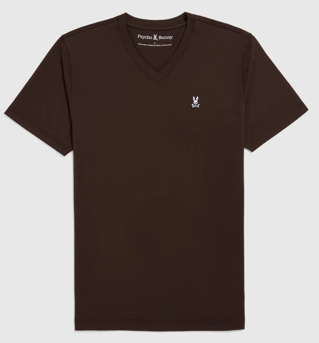 Psycho Bunny Classic V Neck - Espresso