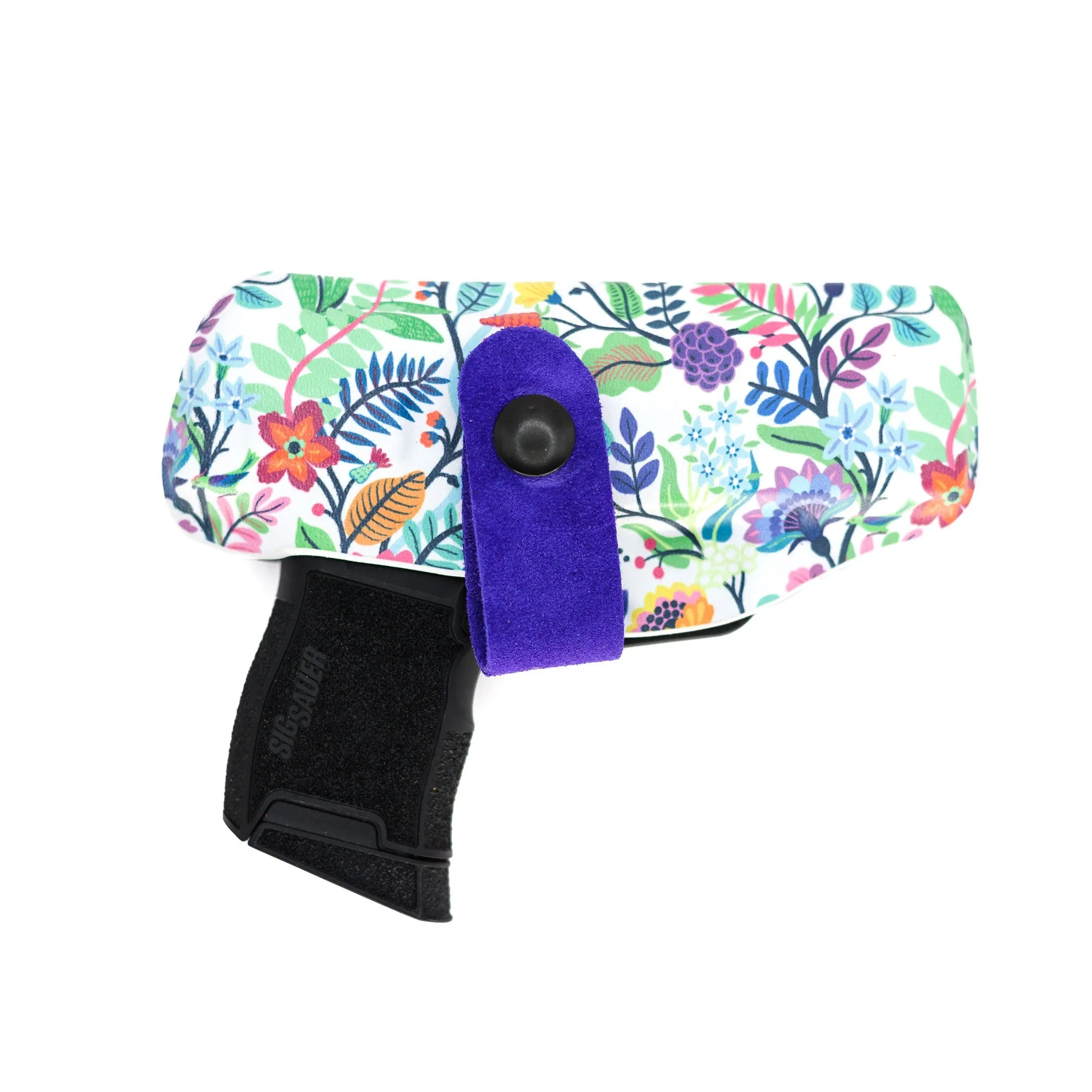 Sig P365 ROSE .380 with Red Dot Optic Flashbang Bra Holster