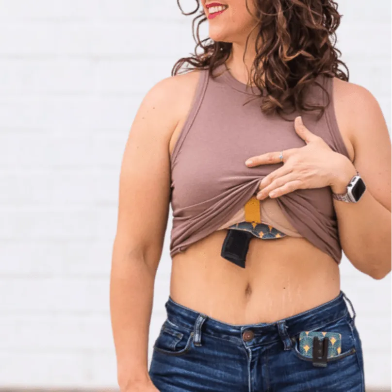 Sig P365 with Red Dot Optic Flashbang Bra Holster