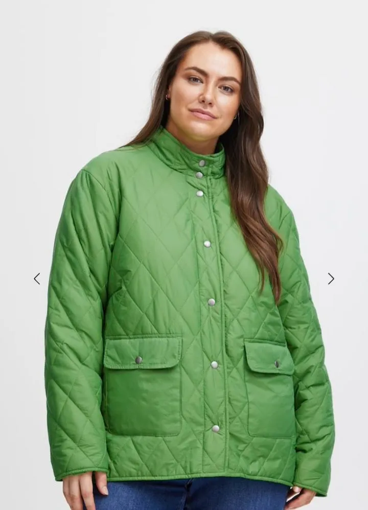 Simple Wish green main light padded Jacket