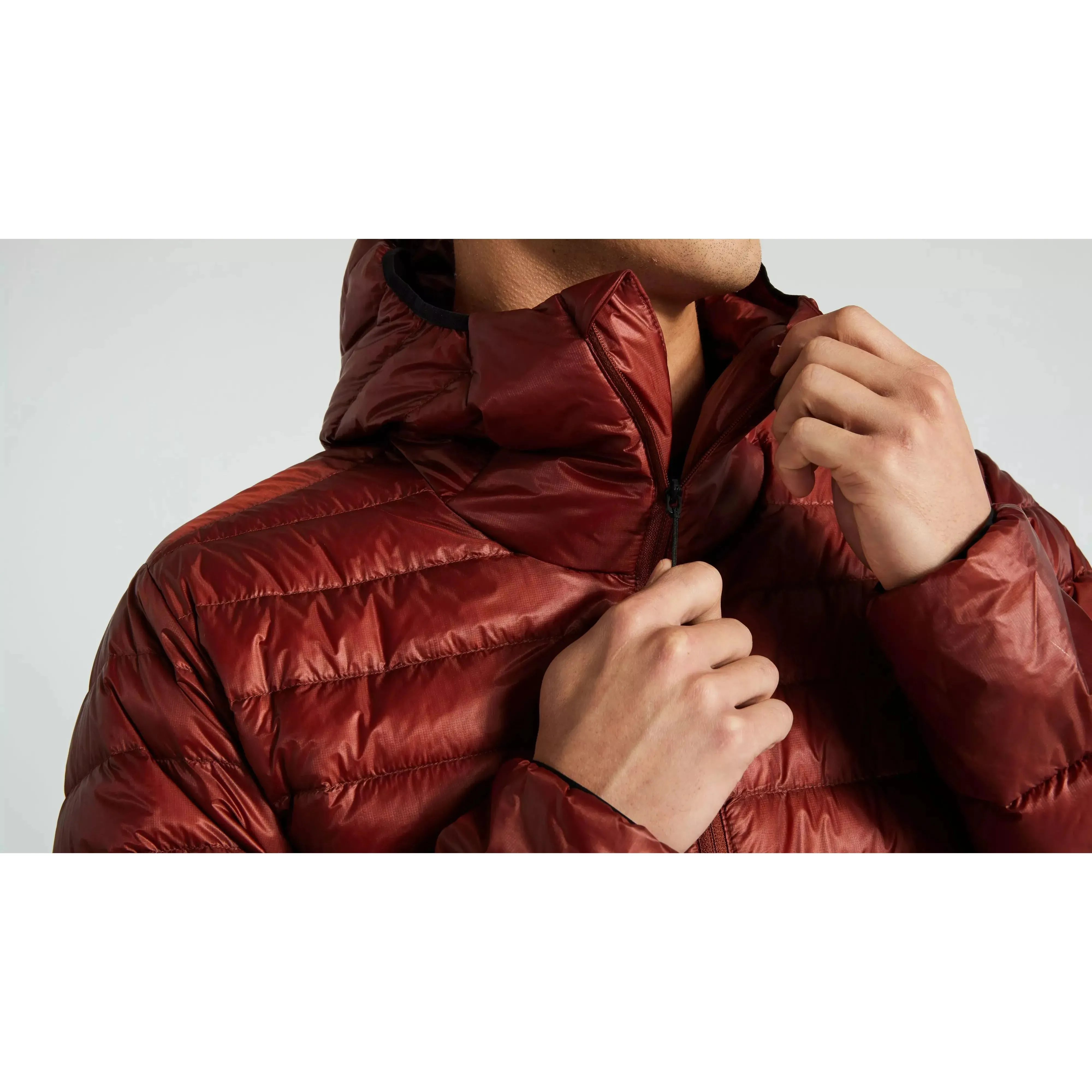 Specialized Men's Packable Down Jacket - Rusted Red