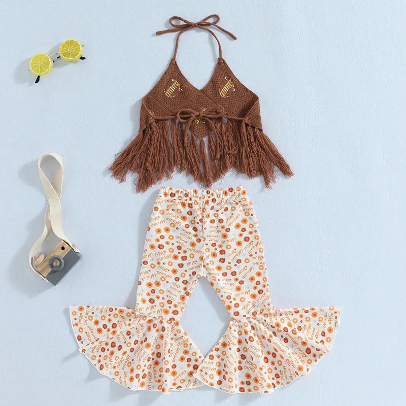 Tassel Flare Pant Set