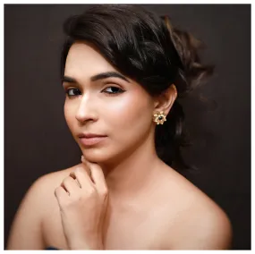 Tops/Studs Kundan Earring 8735-100