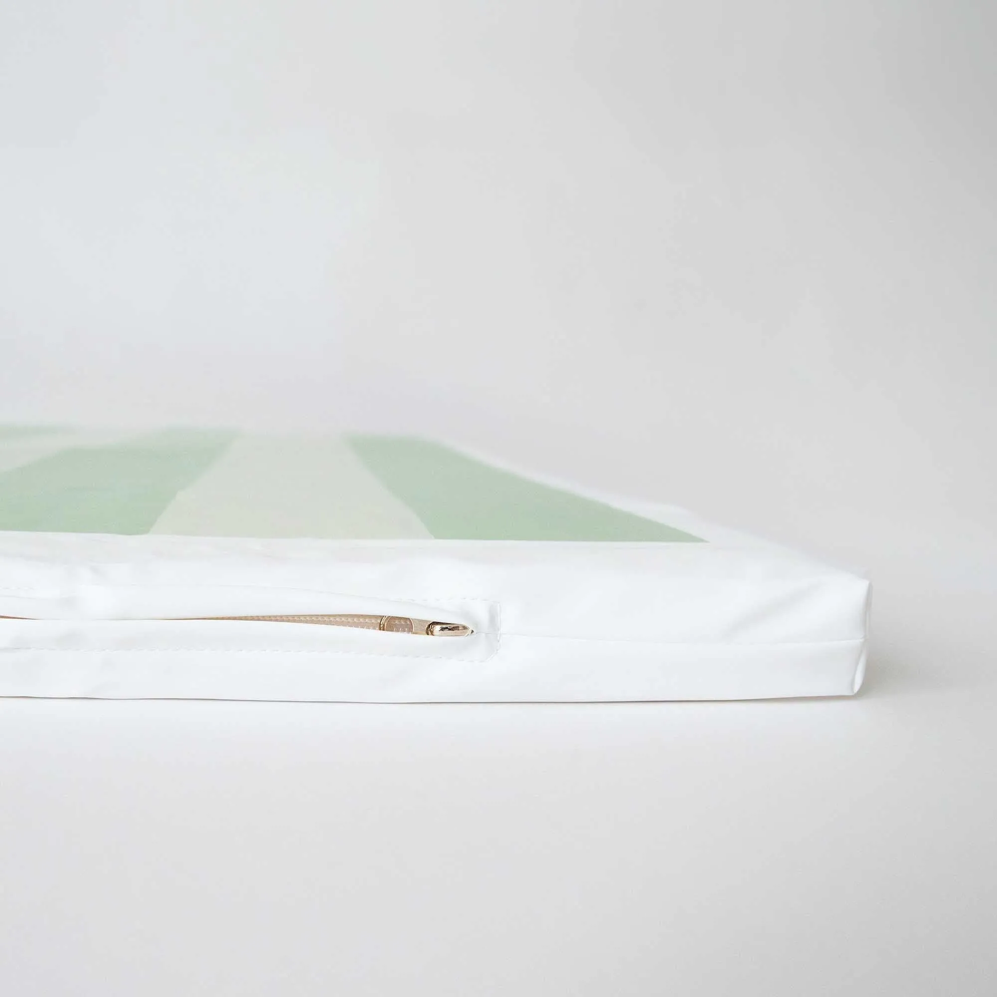 Wipeable Green Padded Play Mat | Reversible Synthetic Leather Cover & Memory Foam Comfort