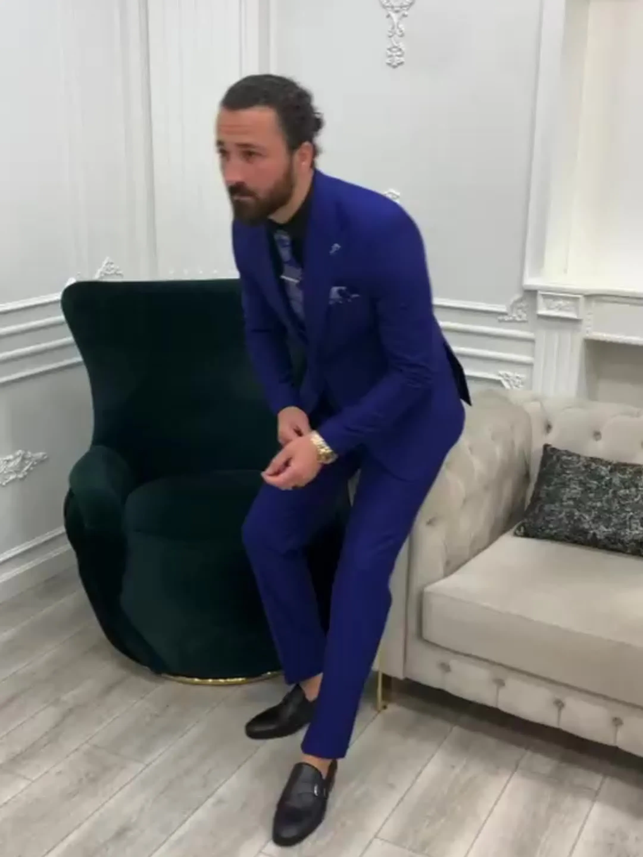 Xituodai - Men's 3 Piece Suit Slim Fit Suits One Button Blazer Vest Pants Formal Business Wedding Prom Suits