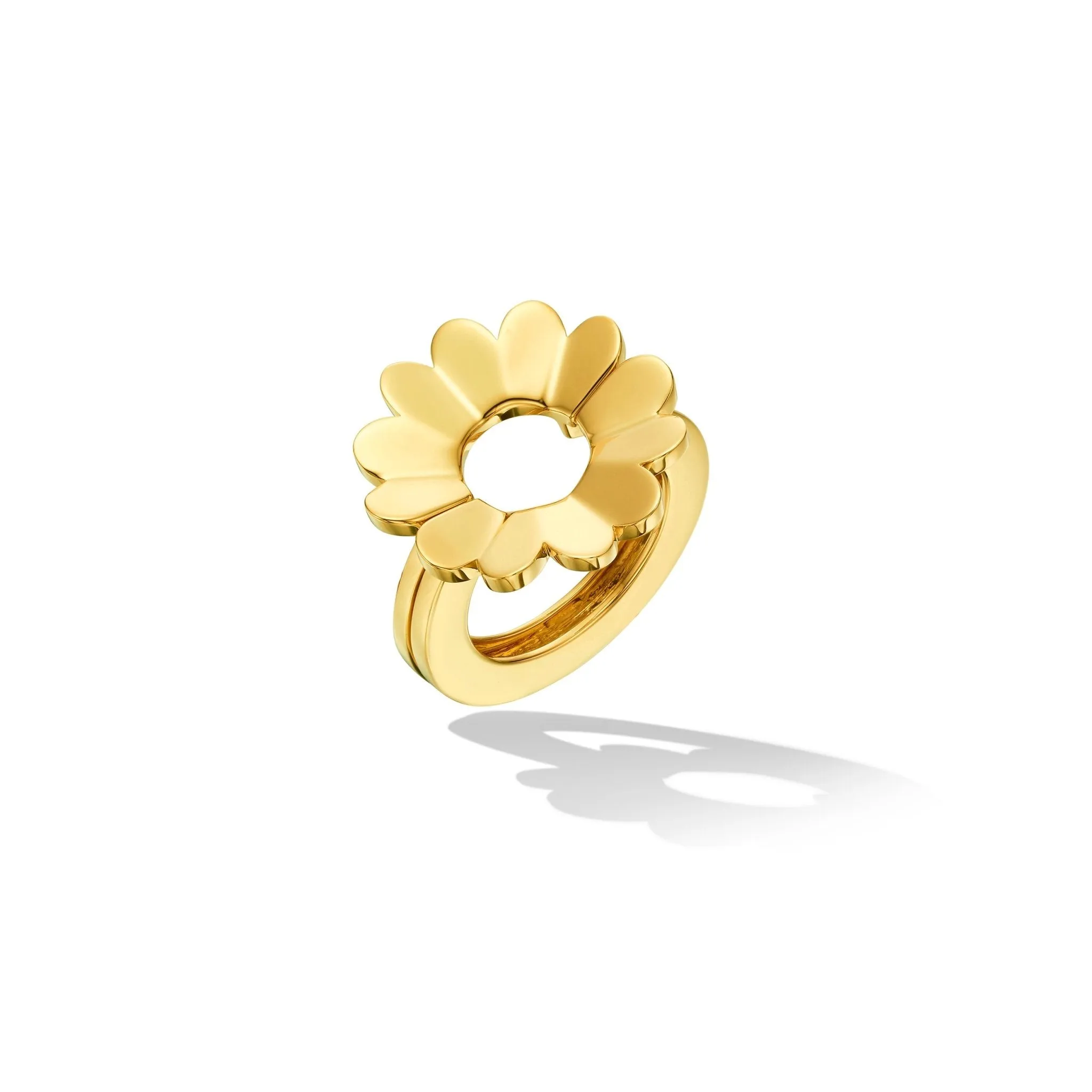 Yellow Gold Endless TU Engagement Ring Enhancer